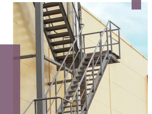 Пожарные лестницы в Кушве от 12318 руб. — монтаж и продажа | ПРОЛЁТ-Кшв