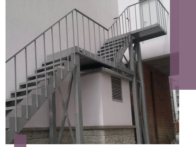 Монтаж пожарных лестниц под ключ в Кушве с гарантией качества