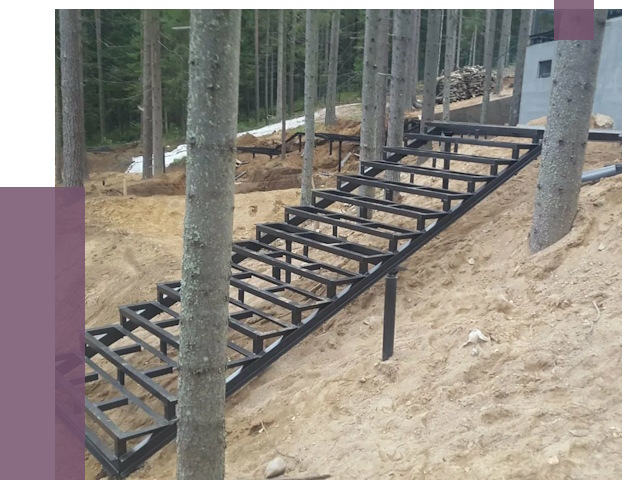 Монтаж металлических лестниц в Кушве от 13601 руб. 