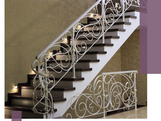 Кованые лестницы под ключ в Кушве — изготовление и монтаж