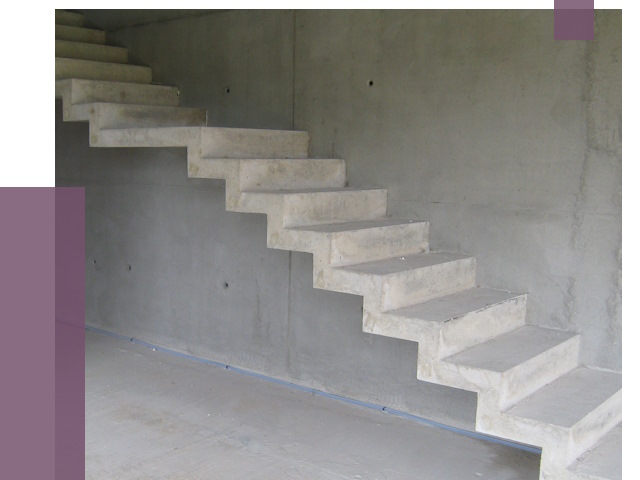 Бетонные лестницы в Кушве от 18990 руб. под ключ | ПРОЛЁТ-Кшв