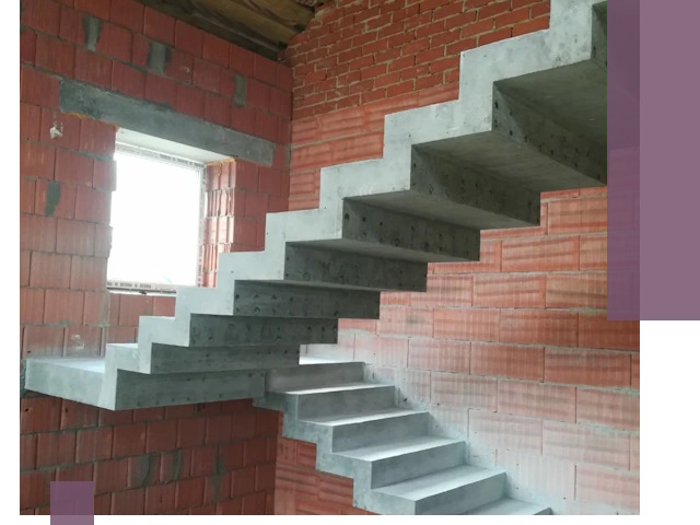 Бетонные лестницы под ключ в Кушве: монтаж, демонтаж, ремонт