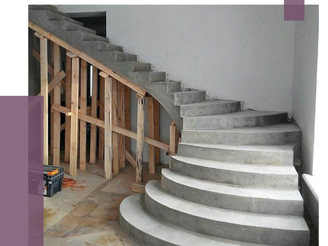 Изготовление бетонных лестниц под ключ в Кушве от 20017 руб. | ПРОЛЁТ-Кшв