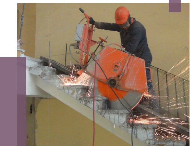 Демонтаж бетонных лестниц в Кушве от 4619 руб. за м2 | ПРОЛЁТ-Кшв