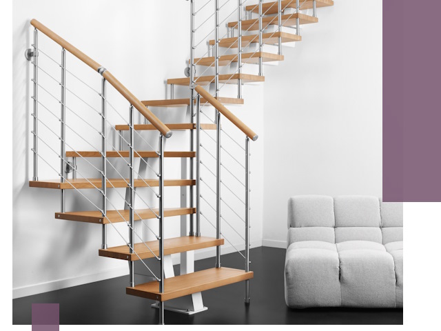 Модульные лестницы под ключ в Кушве — монтаж и изготовление