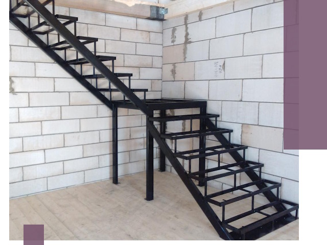 Лестницы на металлокаркасе под ключ в Кушве — изготовление и монтаж