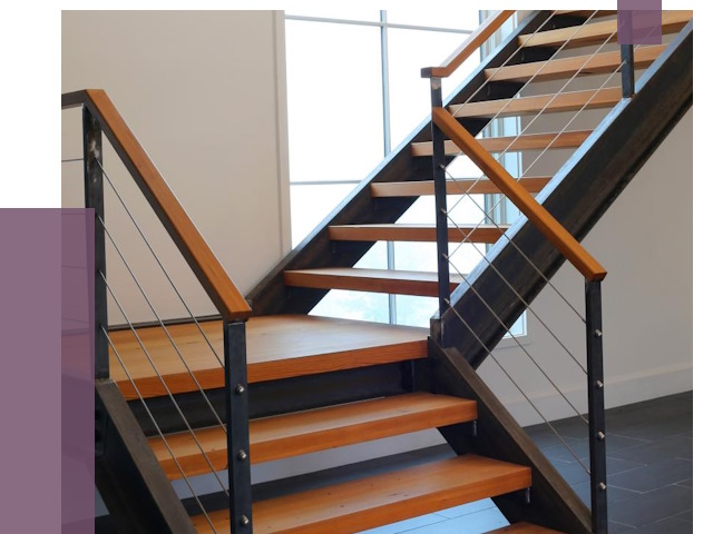 Изготовление лестниц на металлокаркасе в Кушве от 18990 руб. | ПРОЛЁТ-Кшв