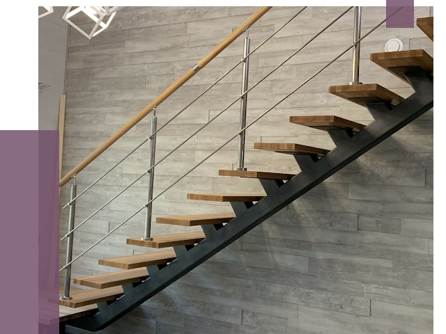 Изготовление лестниц на монокосоуре в Кушве от 76474 руб. 