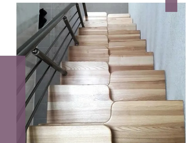 Лестницы гусиный шаг в Кушве от 13088 руб. под ключ | ПРОЛЁТ-Кшв