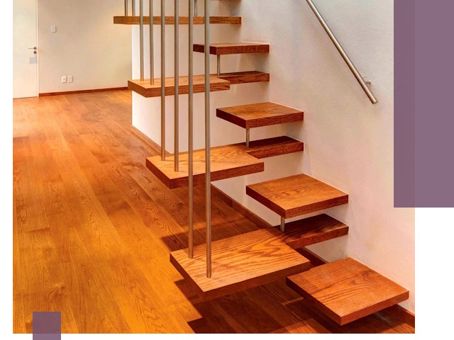 Лестницы «гусиный шаг» на заказ в Кушве для узких пространств