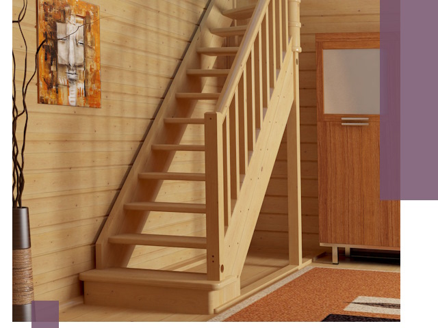 Лестницы эконом класса под ключ в Кушве — недорого и быстро