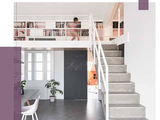 Лестницы для двухуровневой квартиры в Кушве от 177071 руб. | ПРОЛЁТ-Кшв