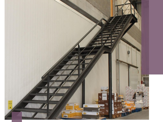 Лестницы для производства в Кушве — изготовление и монтаж