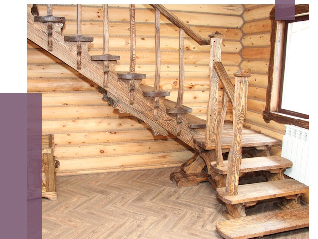 Лестницы в баню в Кушве от 19196 руб. — изготовление | ПРОЛЁТ-Кшв