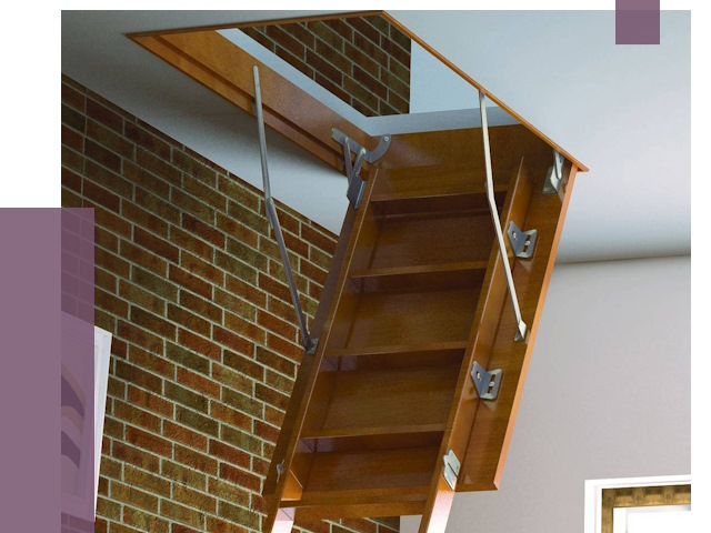 Установка чердачной лестницы в Кушве от 7853 руб. | ПРОЛЁТ-Кшв