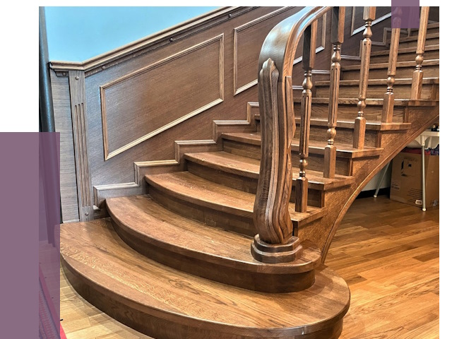 Дубовые лестницы под ключ в Кушве от 177071 руб. — ПРОЛЁТ-Кшв