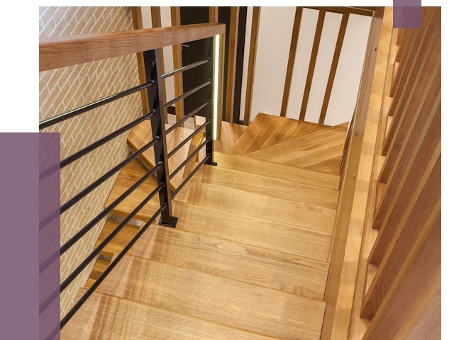 Лестницы из ясеня в Кушве под ключ от 10060 руб. 