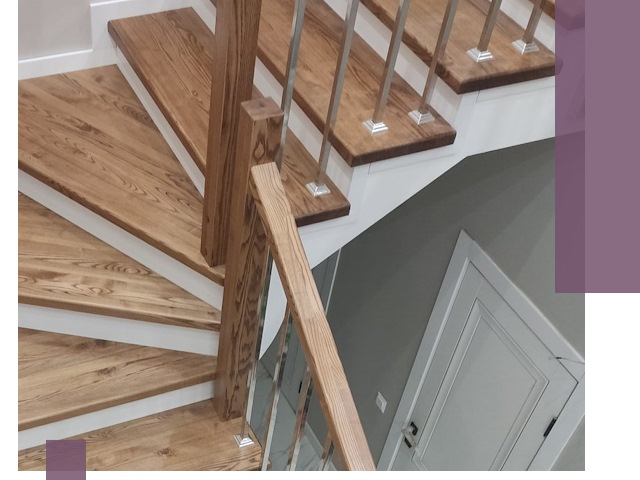 Обшивка металлических лестниц под ключ в Кушве