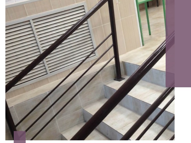 Изготовление перил из металла под ключ в Кушве