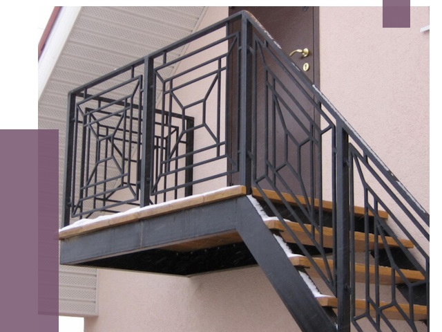 Металлические перила в Кушве от 4311 руб.  | ПРОЛЁТ-Кшв