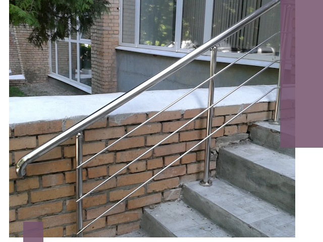 Перила из нержавеющей стали высокого качества в Кушве