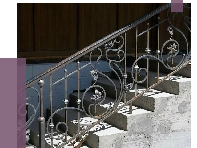 Кованые перила в Кушве от 8725 руб. под ключ — качество от ПРОЛЁТ-Кшв