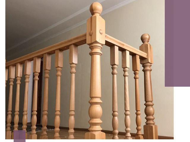 Деревянные перила на заказ в Кушве: монтаж и изготовление