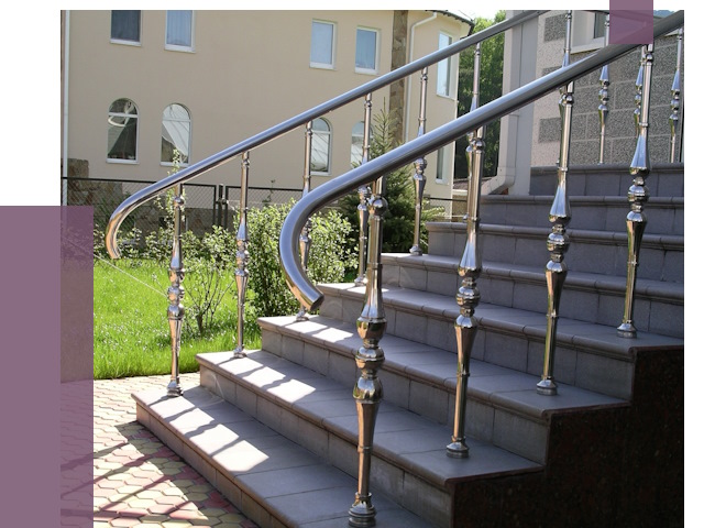 Перила для крыльца в Кушве от 10778 руб. — монтаж ПРОЛЁТ-Кшв