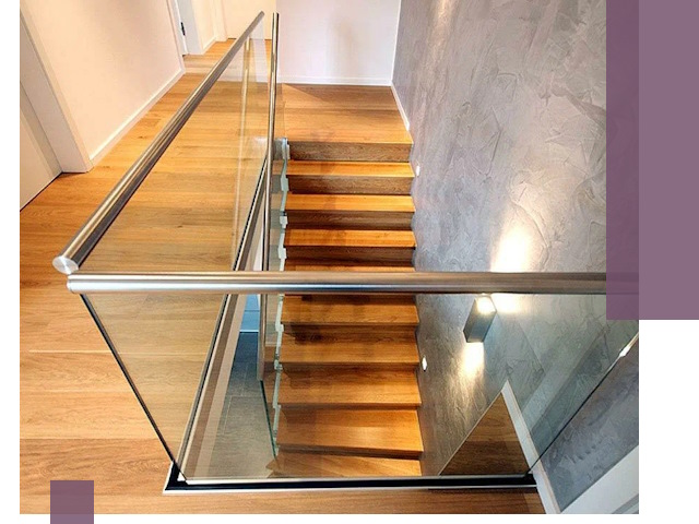 Перила для лестницы в доме — изготовление и монтаж в Кушве