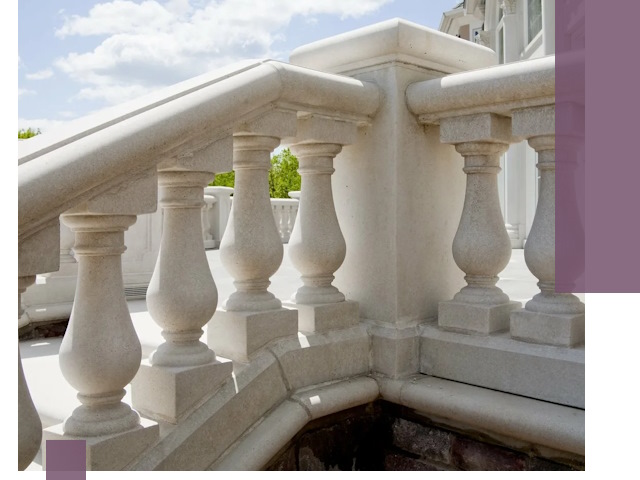 Балюстрады из металла и камня под ключ в Кушве