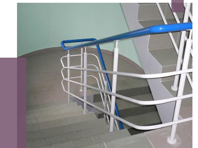 Перила в подъезде в Кушве — установка и замена от 7442 руб. | ПРОЛЁТ-Кшв