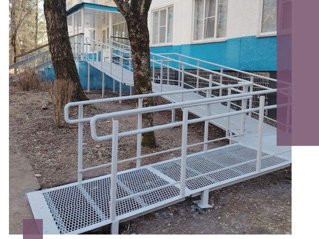 Пандусы под ключ в Кушве: изготовление, монтаж и демонтаж