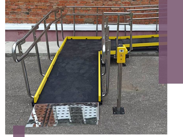 Изготовление наклонных пандусов для инвалидов в Кушве