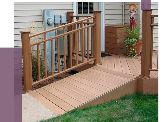 Пандус на крыльцо в Кушве под ключ от 7801 руб.