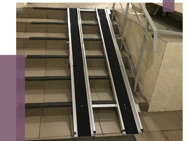 Установка пандуса в подъезд в Кушве от 8007 руб. под ключ | ПРОЛЁТ-Кшв