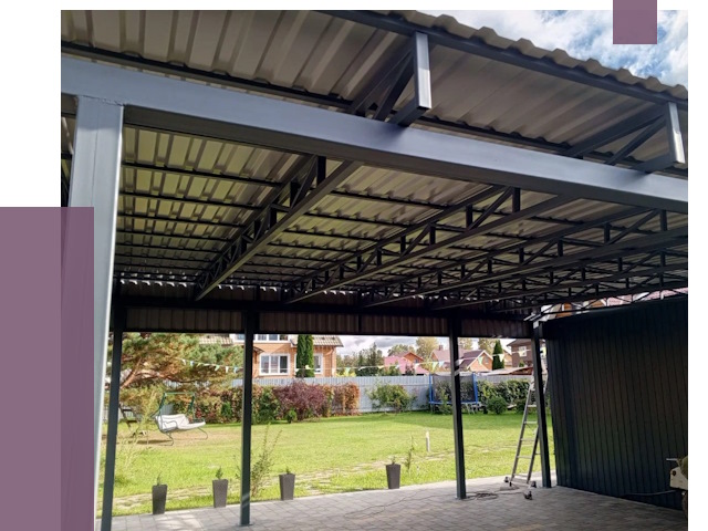 Монтаж навесов в Кушве от 7391 руб. — установка навеса | ПРОЛЁТ-Кшв