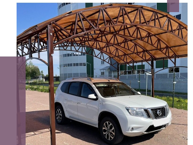 Недорогие навесы в Кушве от 43113 руб.  | ПРОЛЁТ-Кшв