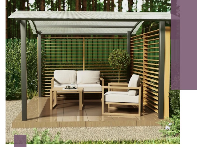 Навесы для дачи в Кушве: изготовление, монтаж и демонтаж