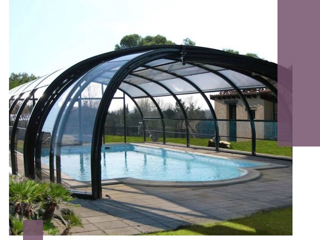 Навесы для бассейна в Кушве: изготовление и монтаж под ключ
