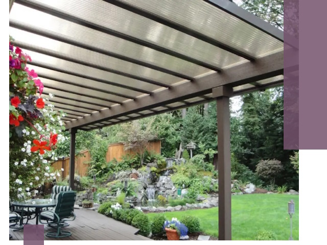 Навесы из поликарбоната под ключ в Кушве быстро и надёжно