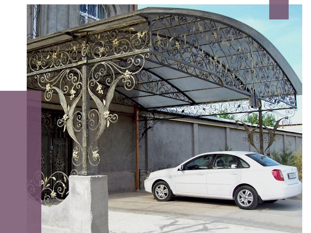 Кованые навесы в Кушве от 14628 руб. | ПРОЛЁТ-Кшв