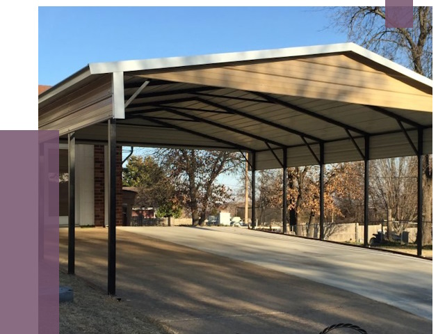 Двускатные навесы в Кушве от 8058 руб.  | ПРОЛЁТ-Кшв