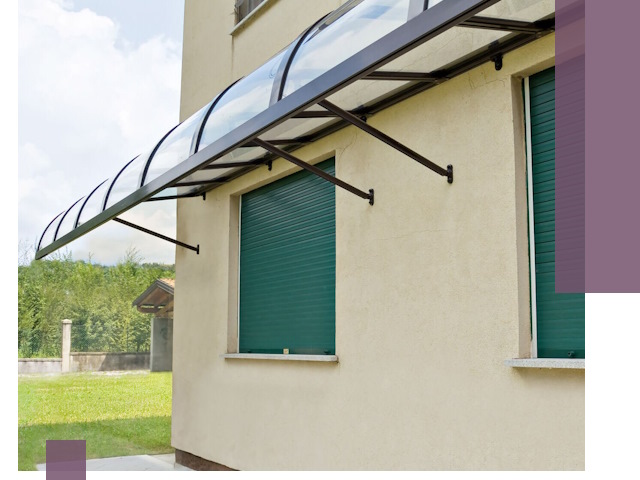 Козырьки над окнами в Кушве — изготовление и монтаж по выгоде