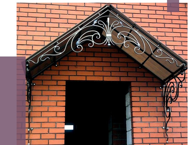 Металлические козырьки в Кушве от 10727 руб. 