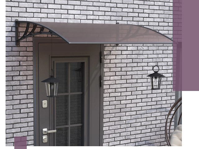 Недорогие козырьки и навесы под ключ в Кушве