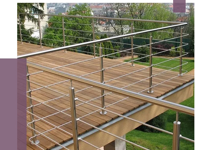 Алюминиевые парапеты в Кушве под ключ от 7801 руб. 