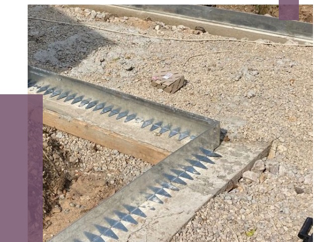 Нержавеющие бордюры в Кушве от 4825 руб. под ключ | ПРОЛЁТ-Кшв