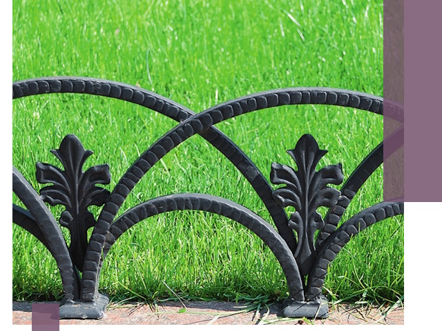 Декоративные металлические бордюры под ключ в Кушве