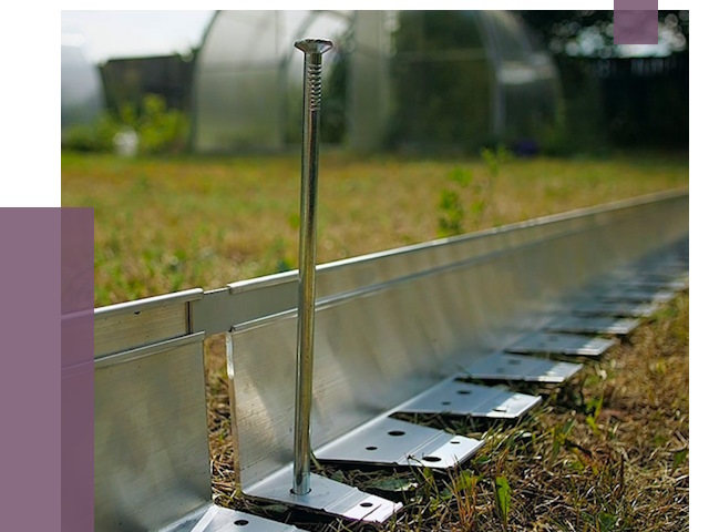 Металлические бордюры для газона в Кушве от 4311 руб. | ПРОЛЁТ-Кшв