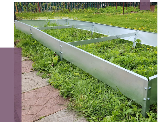 Металлические бордюры для грядок в Кушве от 1796 руб.